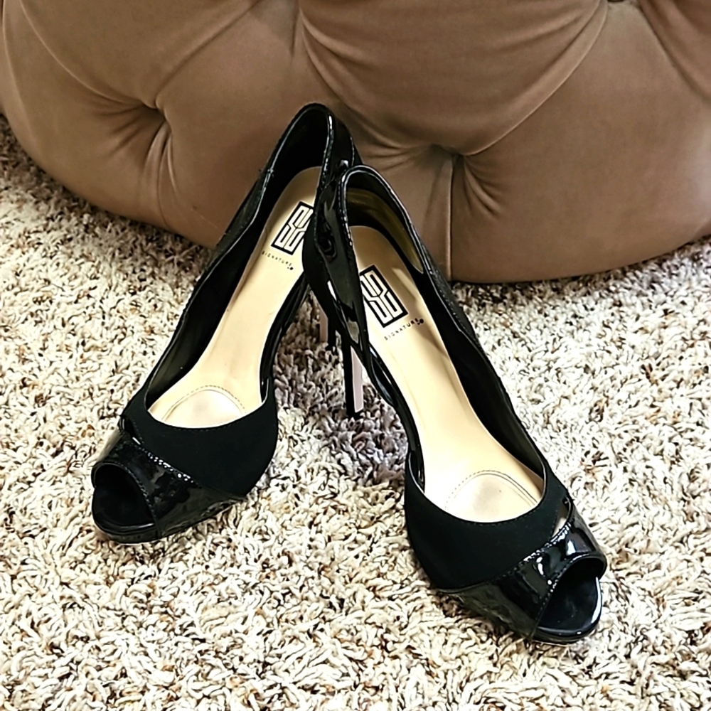 Signature Black Patent Leather Heels
